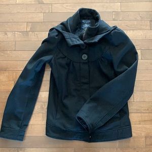Poly/wool fall/winter coat